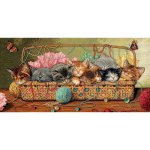 Gold Collection Kitty Litter Counted Cross Stitch Kit (image for) Gold Collection Kitty Litter Counted Cross Stitch Kit